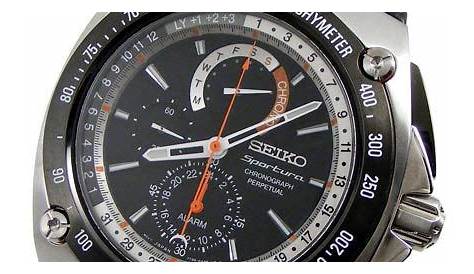 seiko chronograph watch manual