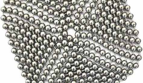 Amazon.com: 10 Foot Length Ball Chain, 13 Size, Nickel Plated Steel, 10