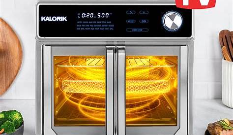 Kalorik MAXX® 26 Quart Digital Air Fryer Oven Grill, Stainless Steel