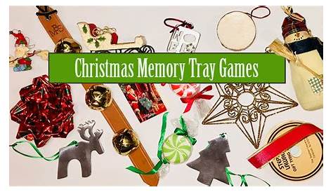 Christmas Memory Tray Game
