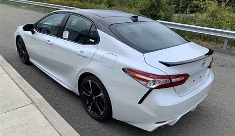 toyota camry 2022 white and black
