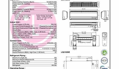 Download free pdf for LG LS182HE Air Conditioner manual
