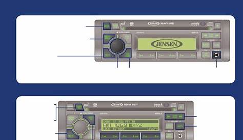 Jensen Car Stereo System JHD3510 User Guide | ManualsOnline.com