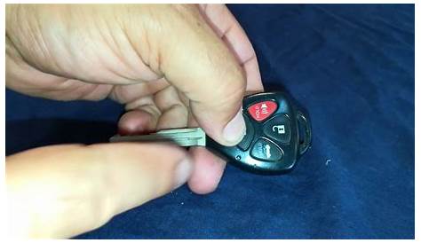 toyota camry 2011 key fob battery replacement