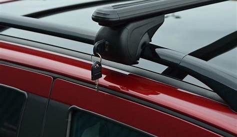 Black Cross Bars For Roof Rails To Fit Chevrolet Trax (2013+) 100KG