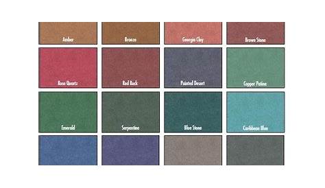 gemtone stain color chart