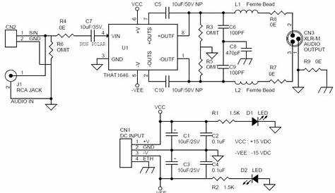 balanced audio cable tester circuit diagram