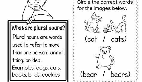 Free Printable Plural Nouns Worksheet