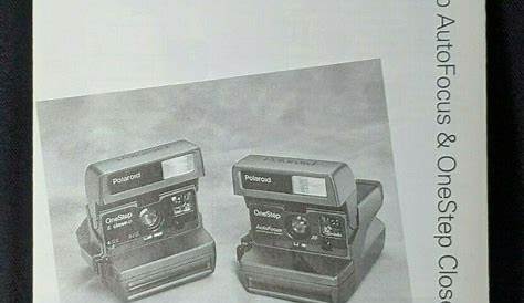 Polaroid OneStep AutoFocus & Close-Up Film Camera Owner's Manual