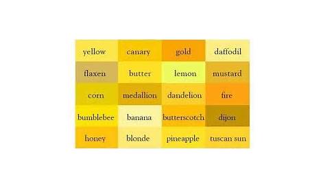 Image result for list of gold colors | Farbkonzept, Konzept