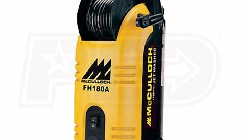 McCulloch FH180A 1800 PSI Electric Pressure Washer w/ Hose Reel