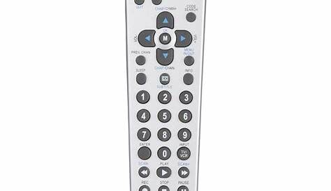 Zenith 2-Device TV, DVD and VCR Scan Remote Control - Silver-ZH210