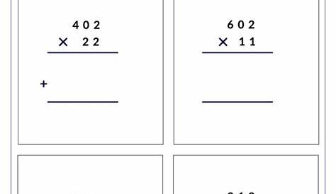 Two Digit By Two Digit Multiplication Worksheet - Worksheet24