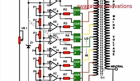 voltage stabilizer for home circuit diagram