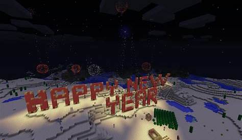 2014! The New Year Minecraft Skin