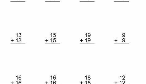 Addition Worksheets | Dynamically Created Addition Worksheets