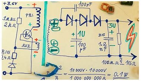 high voltage stun gun circuit diagram