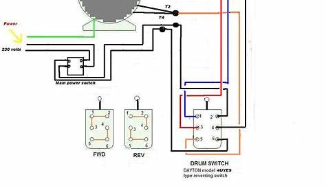 single phase motor reversing wiring diagram