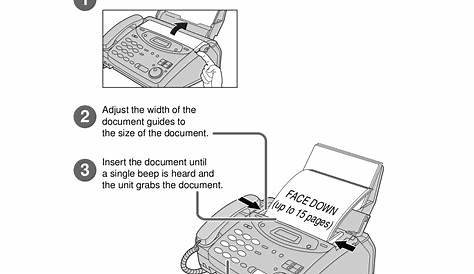 panasonic fax machine manual