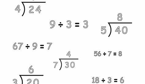 Maths Worksheets on Division for Grade 2 - key2practice Workbooks