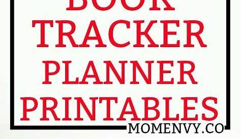 Free book tracker planner printables. (With images) | Planner