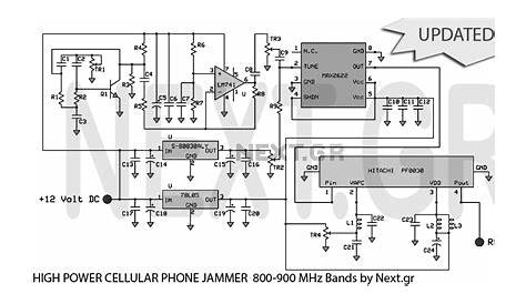 gsm mobile phone jammer circuit diagram