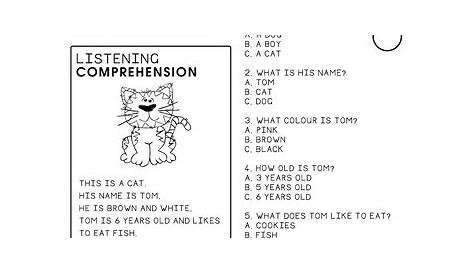 listening station worksheet kindergarten