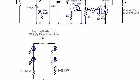 circuit diagram with led