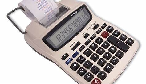 Victor 1208 2 Printing Calculator Owner Manual