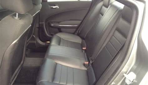 2012 dodge charger back seat