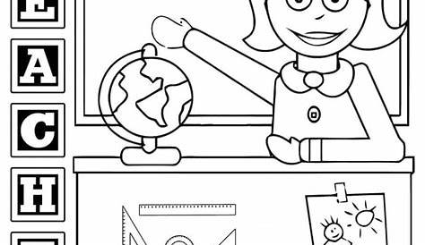 25 Free Teacher Appreciation Week Coloring Pages Printable