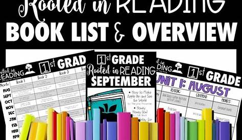 the 1st grade reading book list and overview