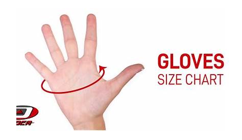 womens glove size chart