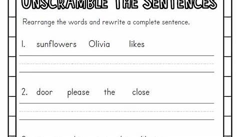 revising sentences worksheets