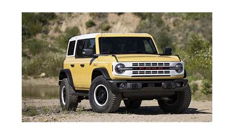 2023 ford bronco curb weight