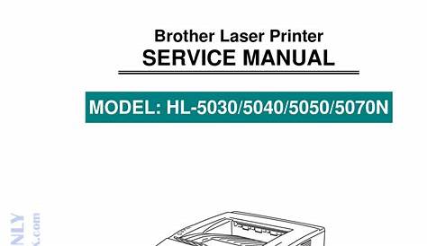 brother hl 5250dn manual