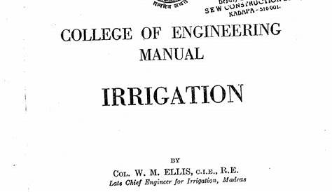 Irrigation Manual by Ellis