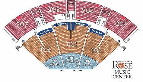Rose Music Center Huber Heights Seating Chart | Elcho Table