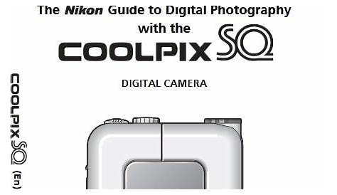 Nikon Coolpix SQ Manual, Camera Owner User Guide and Instructions
