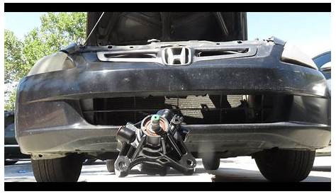 Honda Accord -Power steering Pump replacement - YouTube