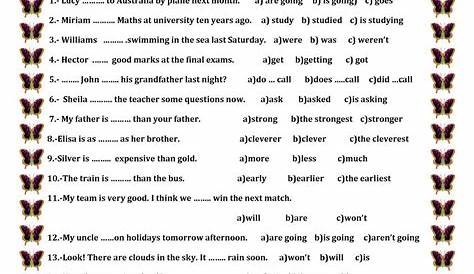 Multiple Choice On Vocabulary