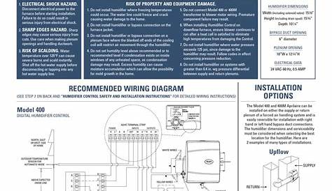 Aprilaire E080 Installation Manual