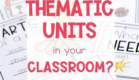 thematic units for kindergarten
