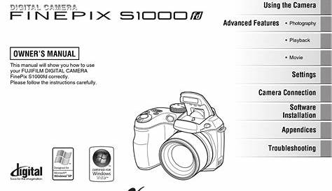 FUJIFILM FINEPIX S1000FD OWNER'S MANUAL Pdf Download | ManualsLib