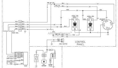 generac 4 prong schematic wiring diagram