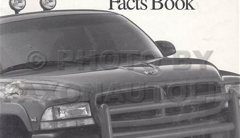 1997 Dodge Dakota Accessories Facts Book Original