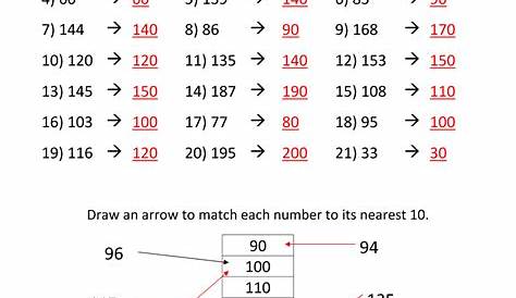 round to nearest tenth worksheets