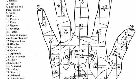 hand pressure point chart