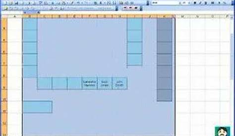 Microsoft Excel #02: Create a Seating Chart - YouTube