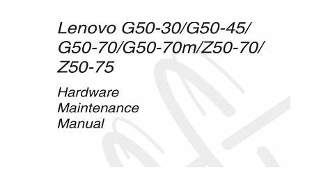 Lenovo Essential G50-70 Specification | Manualzz